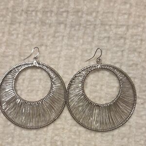 Elegant Silver Hoop Earrings